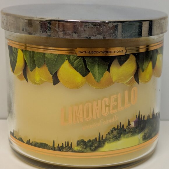 NEW! Bath & Body Works Limoncello - 3-Wick Jar Candle - Picture 1 of 3